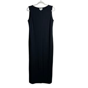 Talbots | Size M Maxi Sleeveless Little Black Dress Travelers Collection